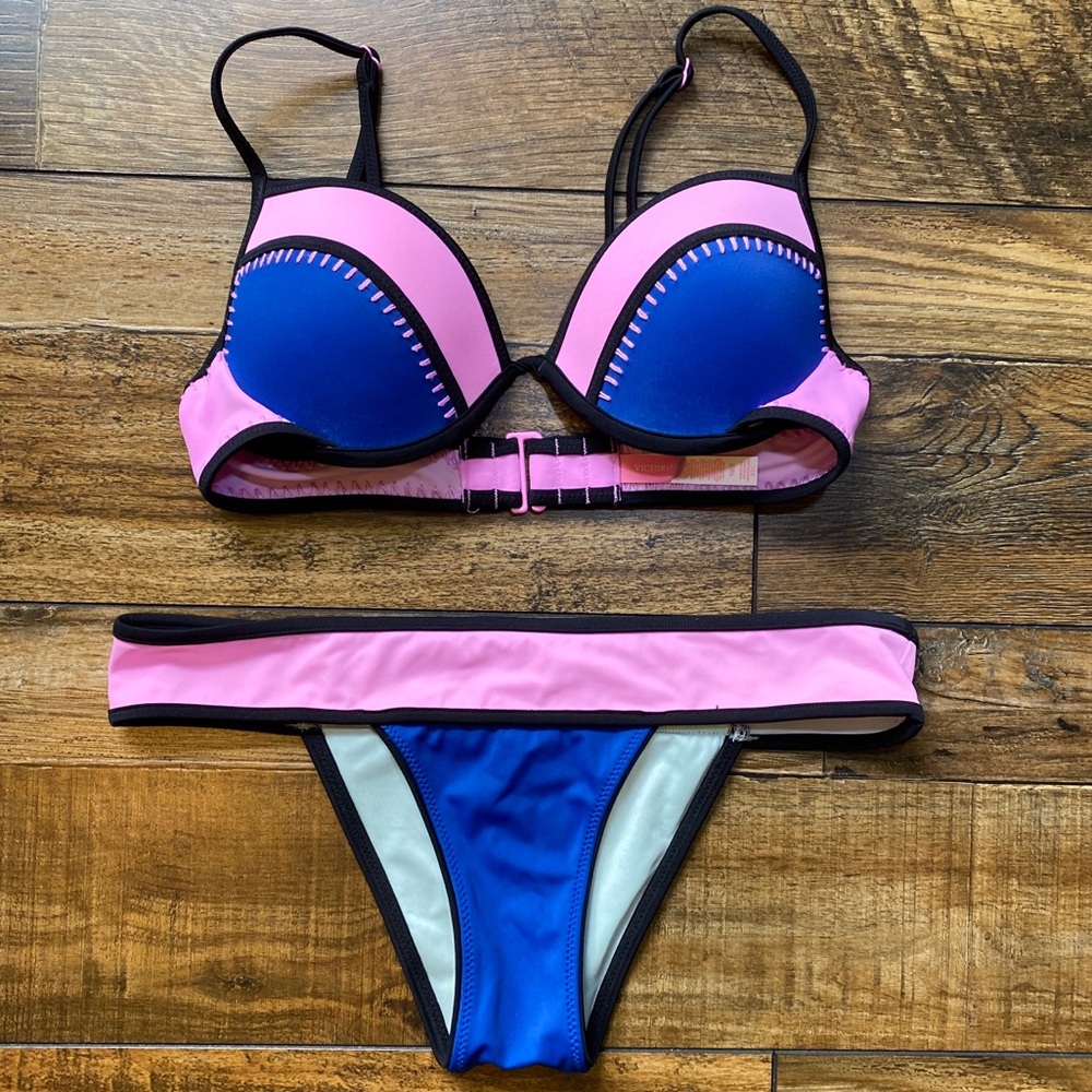Victoria’s Secret “The Fabulous” Colorblock Bikini
